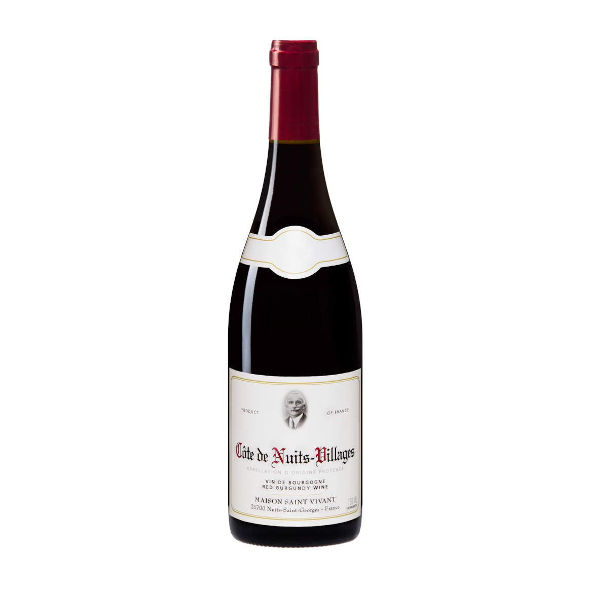 Maison Saint Vivant 2021, Cotes de Nuits Villages Rouge