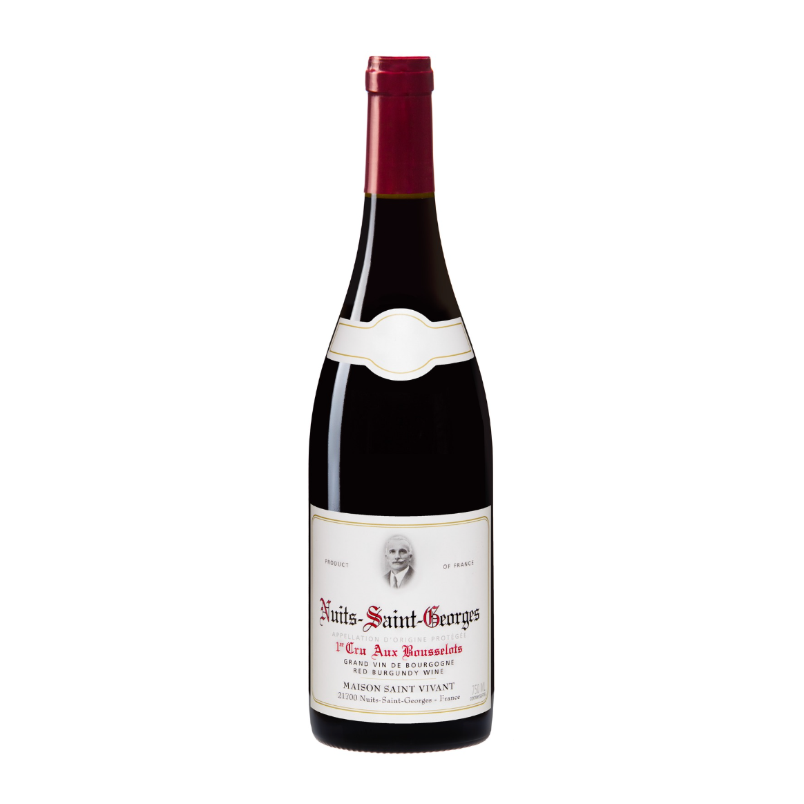 Maison Saint Vivant 2016, Nuits Saint Georges 1er Cru "Aux Bousselots"