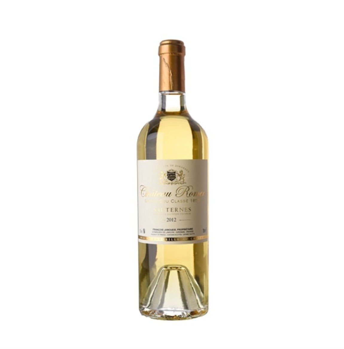 Chateau Romer 2018, Sauternes (Half-Bottle)