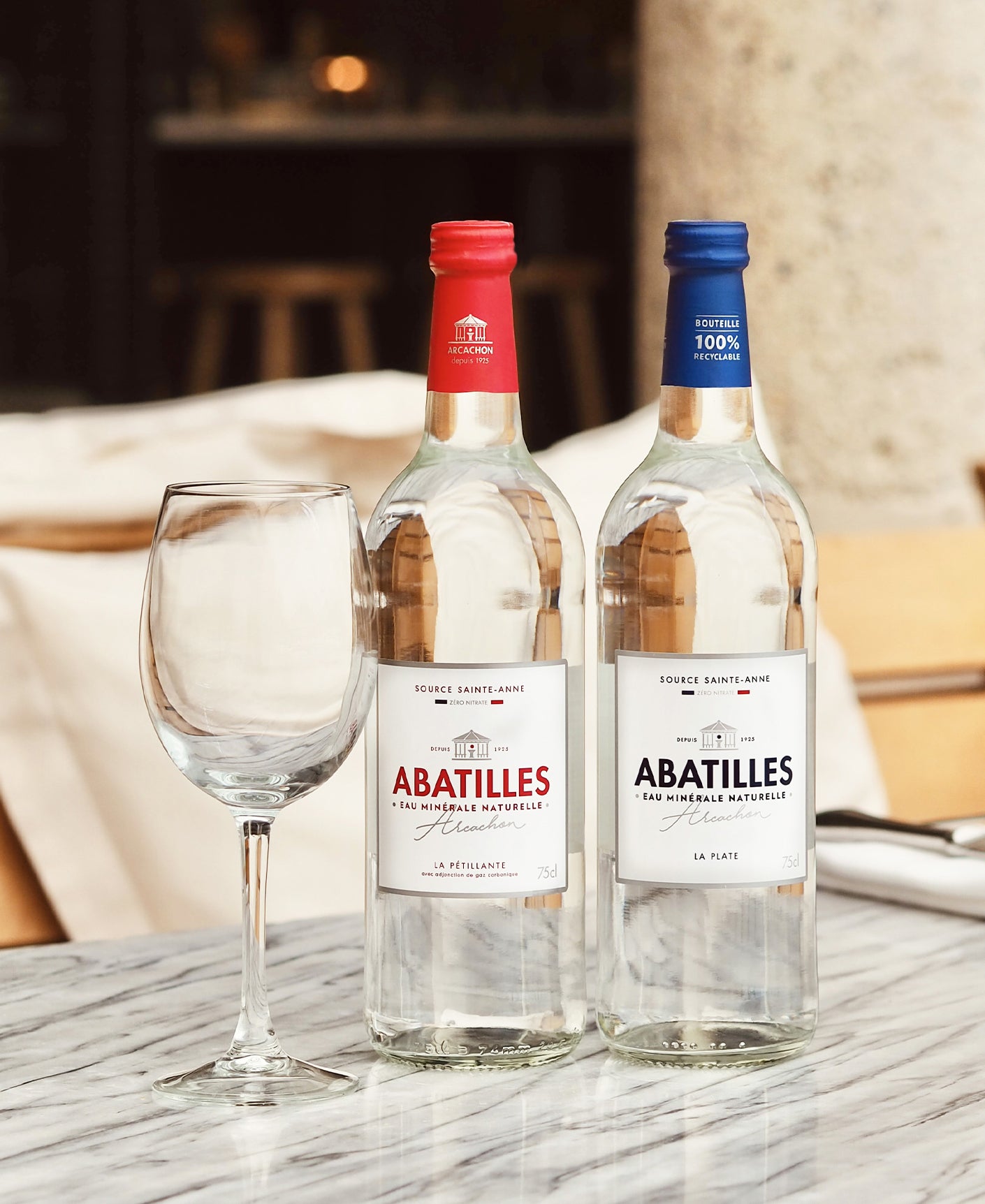 Abatilles Sparkling Mineral Water, La Petillante (6 * 750ml)